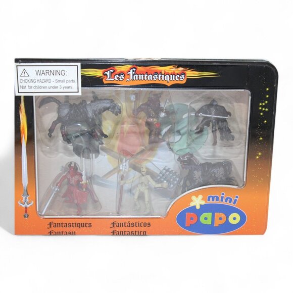 Papo Mini Les Fantastiques Fantasy Figures In Tin Carry Case - Picture 7 of 7